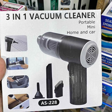 3 in 1 Portable Vacuum Cleaner Wireless Cleaner Wireless Hand-Held Cleaning For Car Home As-228