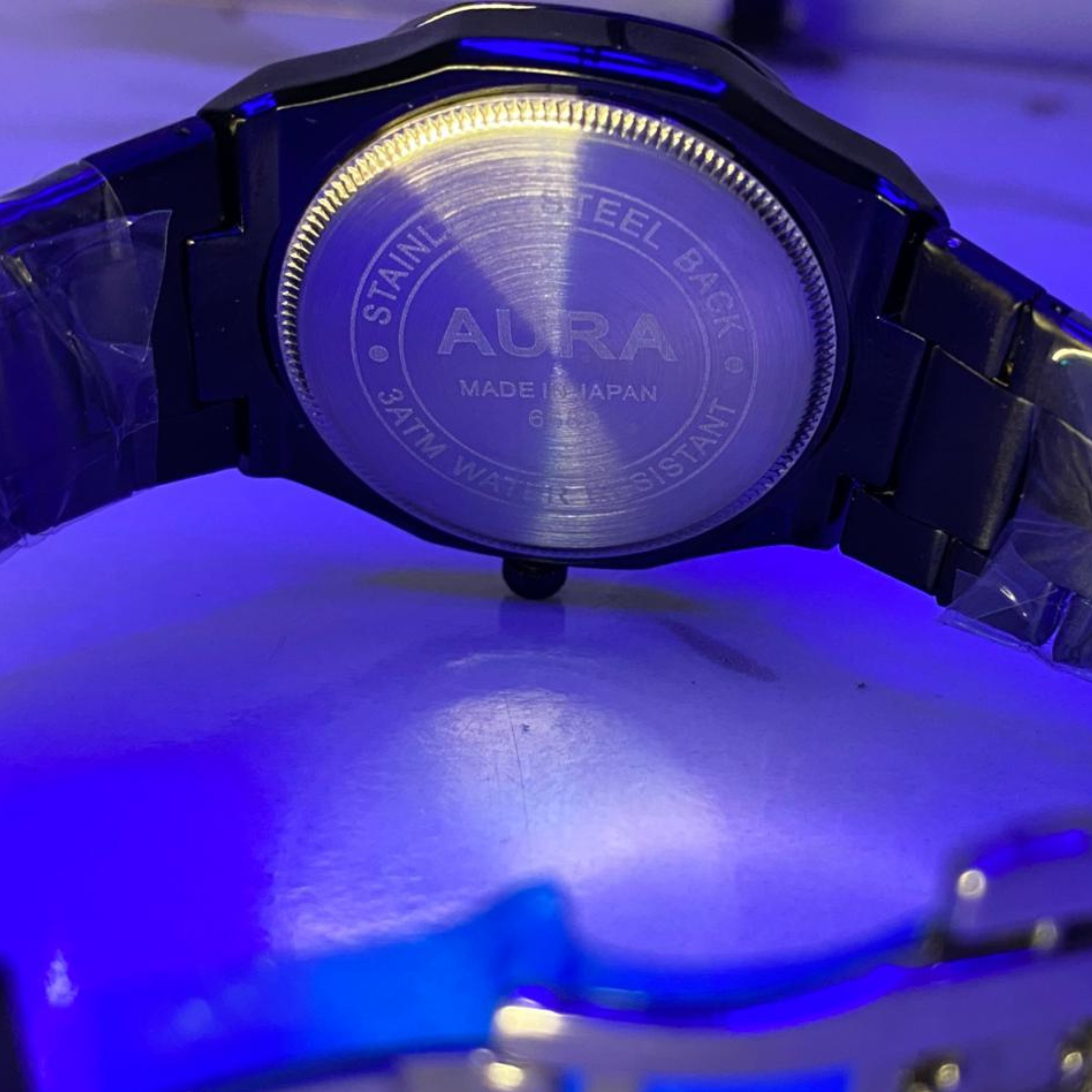 Arabic Black Aura Watch – Full Metal | Arabic Dial + Date