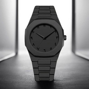 Black Arabic Aura Watch – Premium Carbon Fiber Design (Buy 1 Get 1 Free)