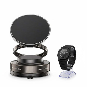 Black Arabic Aura Watch Free – Latest Edition Magnetic Suction Cup 360° Rotatable Phone Holder | Mazboot Suction, MagSafe Compatible